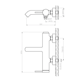 AREZZO design SLIMFIELD kádcsaptelep AR-24603