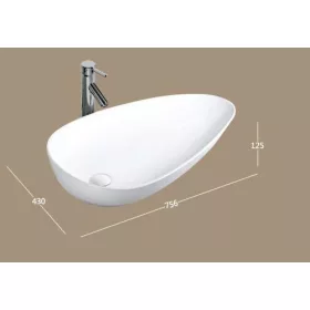 AREZZO design Atlanta 75,5x43 mosdótál AR-326