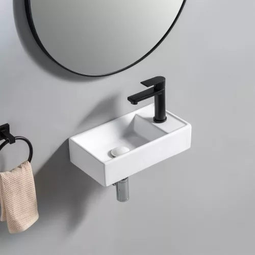 AREZZO design Austin 40x22 jobb oldali mini kézmosó AR-340