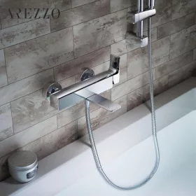   AREZZO design SPRINGFIELD kád csaptelep ki- és behajtható kifolyóval AR-5020