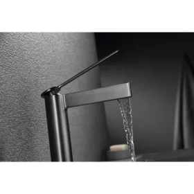   AREZZO design ELEGANT mosdócsaptelep, Gun metal (metál szürke) 