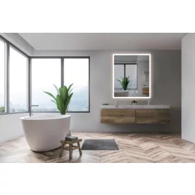   AREZZO design LED okos tükör állítható fényerő páramentesítő funkció+óra+hőmérő