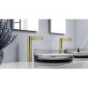 AREZZO design ELEGANT mosdócsaptelep magasított, Szálcsiszolt arany 