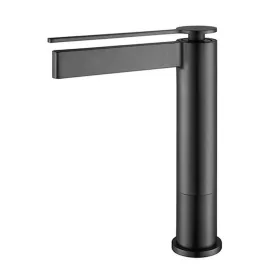   AREZZO design ELEGANT mosdócsaptelep magasított, Gun metal (metál szürke) 