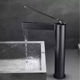   AREZZO design ELEGANT mosdócsaptelep magasított, Gun metal (metál szürke) 