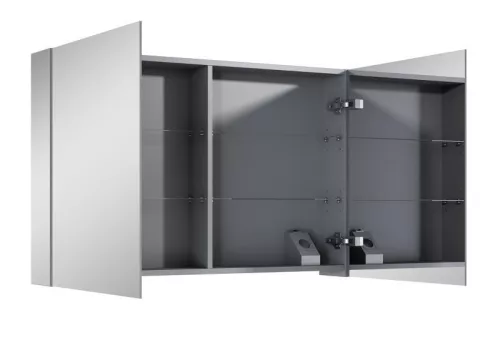 AREZZO design Tükrös szekrény MEDIUM 100,2 ajtó + TECHNOBOX