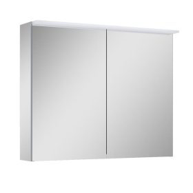   AREZZO design Tükrös szekrény PREMIUM 80,2 ajtó + TECHNOBOX+ LED LÁMPA PANEL