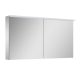 AREZZO design Tükrös szekrény PREMIUM 120,2 ajtó + TECHNOBOX+LED LÁMPA PANEL