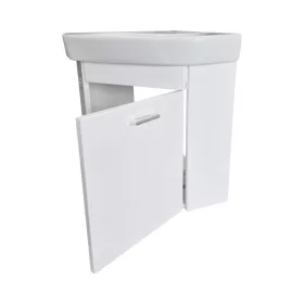   Viva STYLE Arda sarokszekrény CeraStyle Arda porcelán sarokmosdóval 46 x 46 cm - JOBBOS