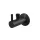 ALCA Design sarokszelep szűrővel, 1/2"-3/8" FEKETE-matt (ARV001-BLACK)
