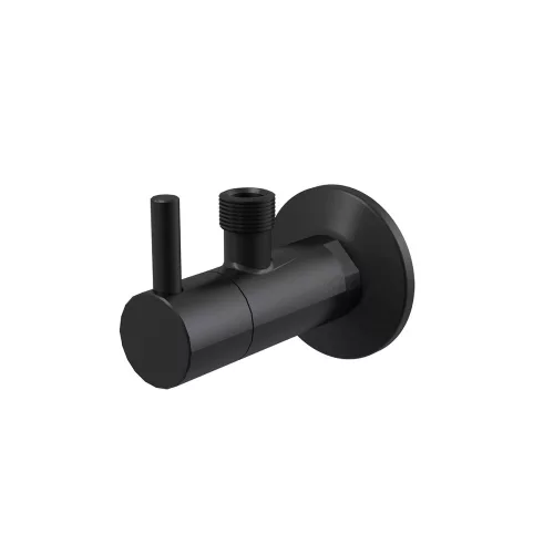 ALCA Design sarokszelep szűrővel, 1/2"-3/8" FEKETE-matt (ARV001-BLACK)