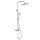 Invena NERI zuhanyszett, 1 funkciós, fejzuhannyal, zuhanycsapteleppel, króm