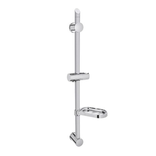 Invena KOS zuhanyrúd, fali, szappantartóval, króm