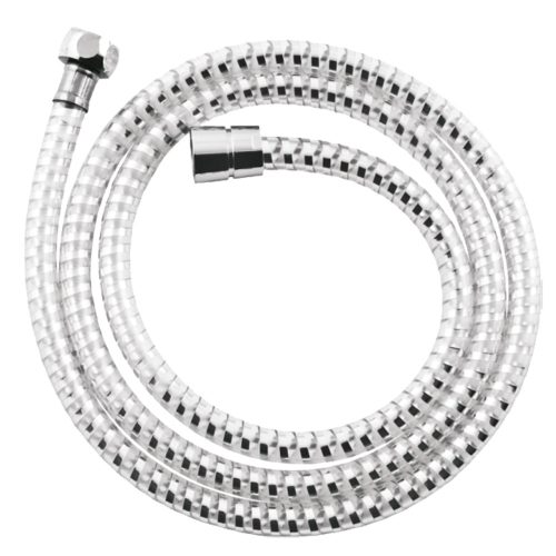 Invena Zuhanycső, 150 cm, PVC/króm-áttetsző