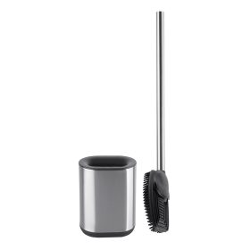   AWD WC kefe álló, rozsdamentes acél, lapos rugalmas gumi fejjel