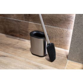   AWD WC kefe álló, rozsdamentes acél, lapos rugalmas gumi fejjel