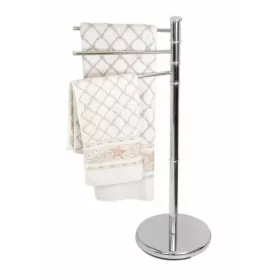   AWD02060030 törölköző állvány 3-ágú 34x86,5x29cm, krómozott acél, kerek talp