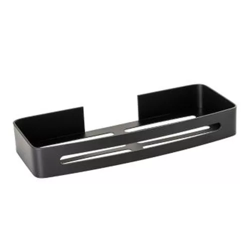 AWD Fali polc aluminium matt fekete 32x13/4,7cm ragasztható