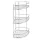 AWD Tripla sarokpolc, krómozott huzal 22,3x22,3/56cm