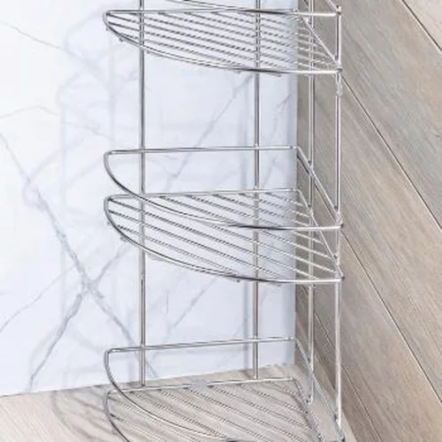 AWD Tripla sarokpolc, krómozott huzal 22,3x22,3/56cm