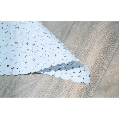 AWD csúszásgátló szőnyeg PVC fehér kavicsmintás 90x40cm (0806)