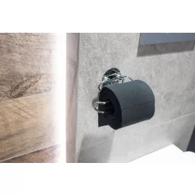 WC papírtartó öntapadós krómozott acél AWD02091134