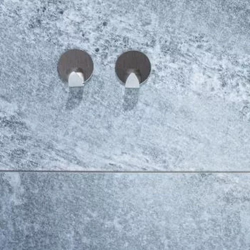 AWD akasztó rozsdamentes acél, öntapadós 3,5x3,9x1,7cm, 2 db/csomag