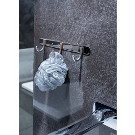   AWD Csepplehúzó krómozott, öntapadós fém tartóval (1768)