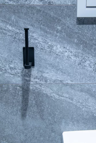 AWD WC papírtartó fekete ragasztható