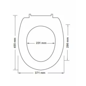 AWD WC ülőke ASHEN, duroplast, softclose (1491) Kifutó!