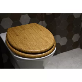 AWD WC ülőke BAMBOO, MDF, softclose (1598)