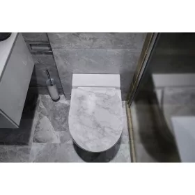   AWD WC ülőke VIRINA duroplast, softclose, gyorsleoldós, szürke márványminta (1629)