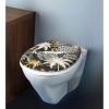 AWD WC ülőke PALMERA duroplast, softclose, fekete/pálmalevelek (1998)