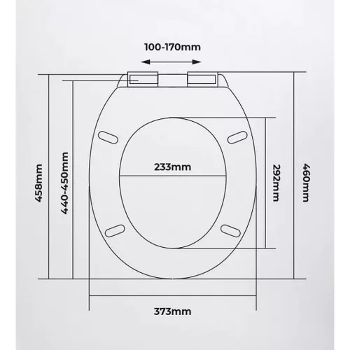 AWD WC ülőke PALMERA duroplast, softclose, fekete/pálmalevelek (1998)
