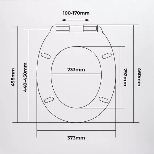 AWD WC ülőke CALMI duroplast, softclose, szürke/bambuszmintás (1999)