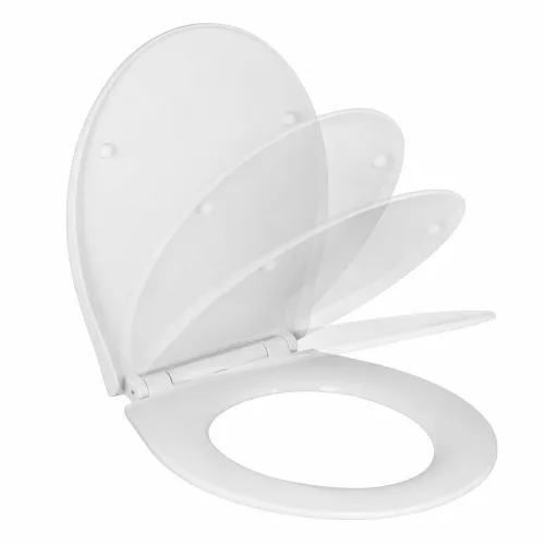 AWD WC ülőke RUSTICA duroplast, Softclose, Easy Release, fényes faminta (2037)
