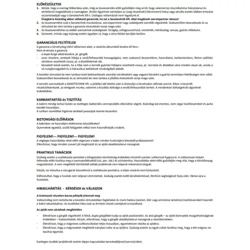 Sanotechnik Sarokkabin szögletes B8090, állítható 80-90x80-90/190cm, fehér keret, átlátszó üveg (5 mm)