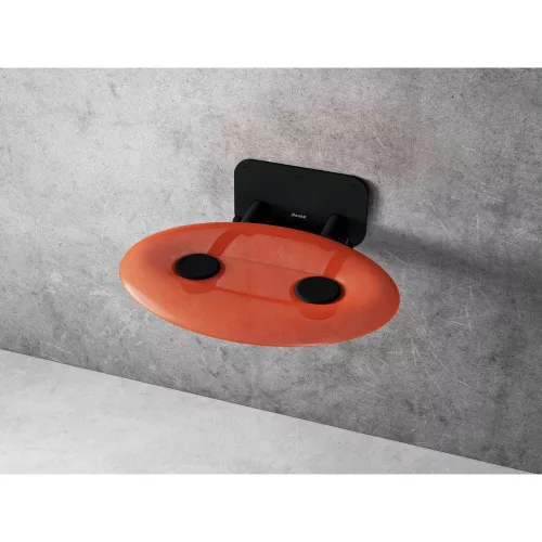 Ravak zuhany ülőke OVO-P II-orange/black