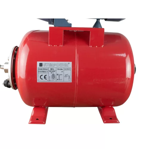 EverPower Házi vízmű, házi vízellátó hidrofor szivattyú 1.0 kW, 24 liter (BAR-JET90/24)