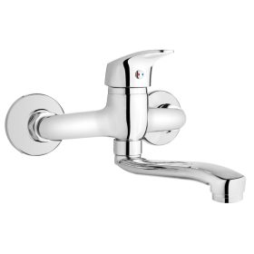 Invena AVA NEW mosdócsaptelep, fali, króm