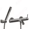 FERRO CIRICULUS kádcsaptelep zuhanyszettel Gun metal BCK11GM