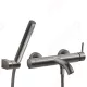 FERRO CIRICULUS kádcsaptelep zuhanyszettel Gun metal BCK11GM