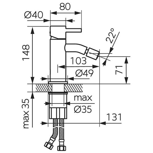 FERRO CIRICULUS bidécsaptelep szálcsiszolt arany BCK6BG