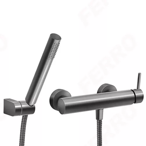 FERRO CIRICULUS zuhanycsaptelep zuhanyszettel Gun metal BCK77GM