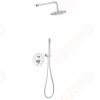 FERRO CIRICULUS zuhanyrendszer falsík alatti, egykaros csapteleppel króm BCK7P-SET1-S