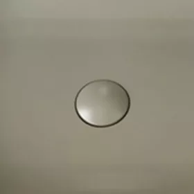   Klikk - klakk leeresztőszelep - KEREK - matt cappuccino - túlfolyós mosdókagylóhoz - O 73 mm