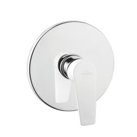   Invena DOKOS falsík alá építhető egyfunkciós csaptelep, kerek, króm