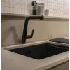 Deante SILIA mosogató csaptelep kihúzható fejes nero/fekete (BQS N73M)