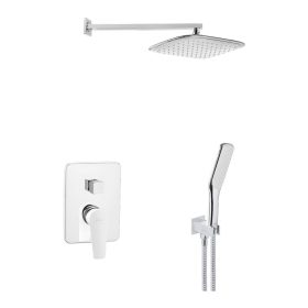 Invena DOKOS falsík alatti zuhanyrendszer szett, fehér