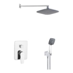 Invena DOKOS falsík alatti zuhanyrendszer szett, króm